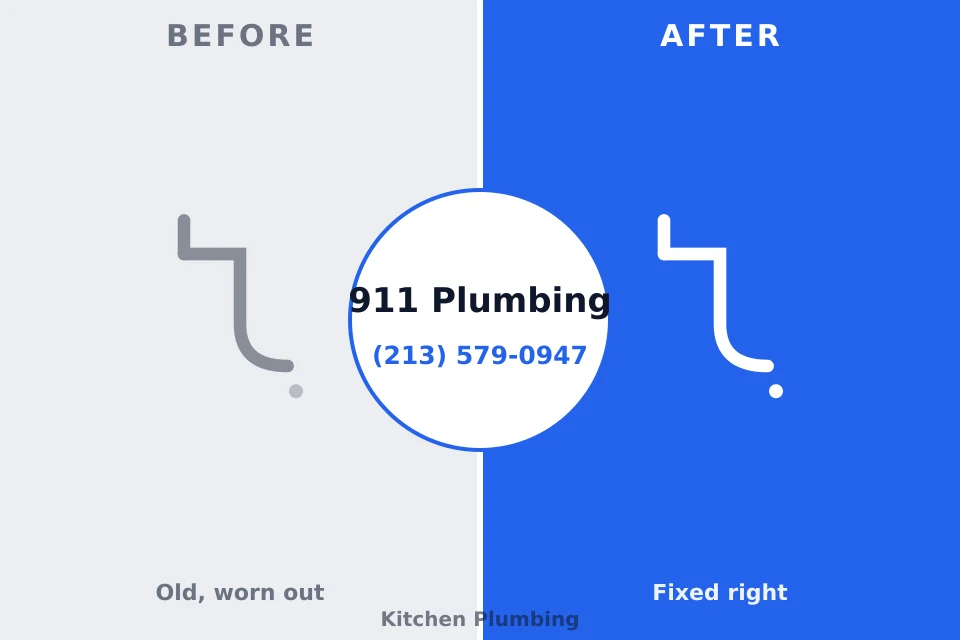 Before and after: plumbing repair Salt Creek Commons, IN
